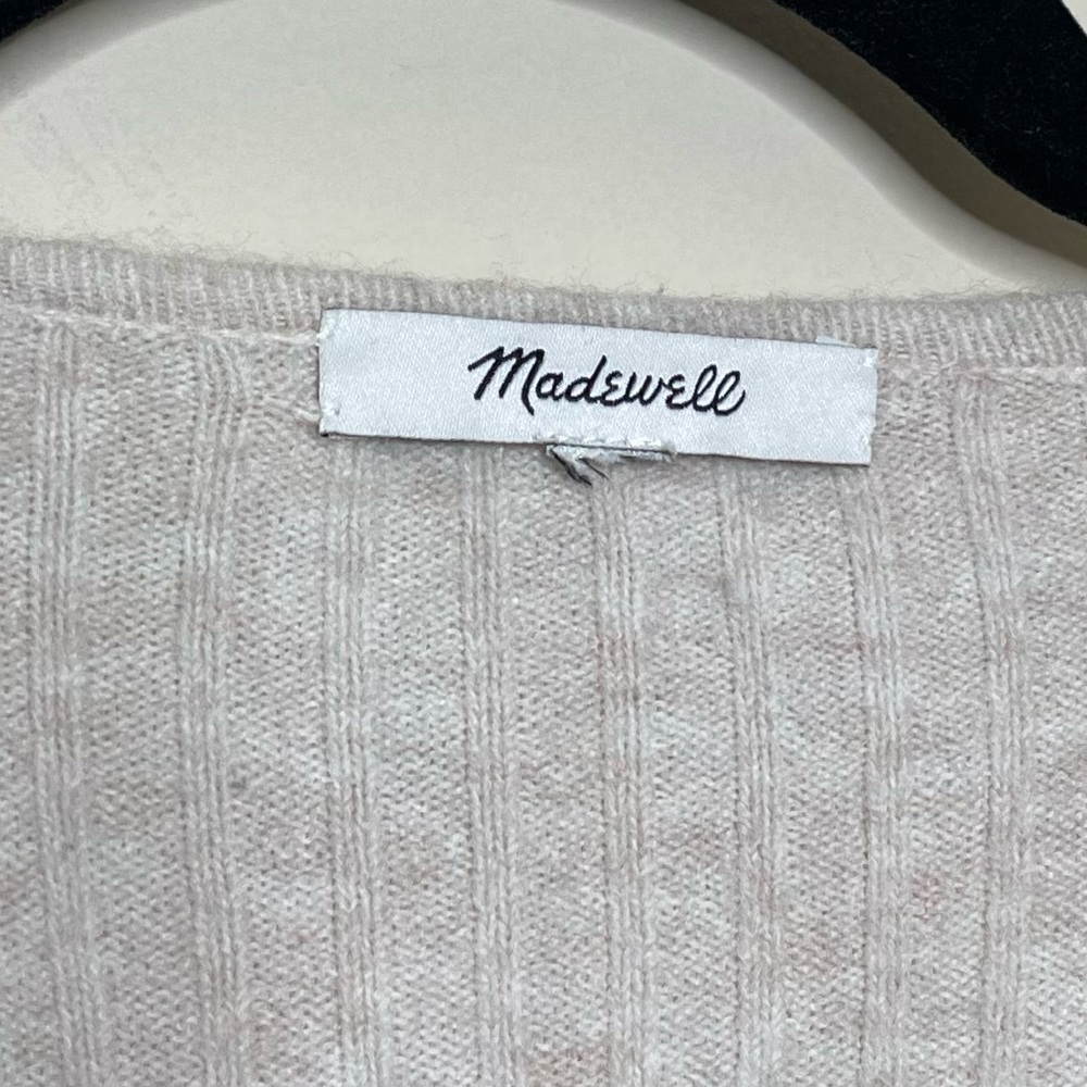 Madewell Cameron Ribbed Cardigan Sweater in Coziest Yarn - Picture 5 of 7